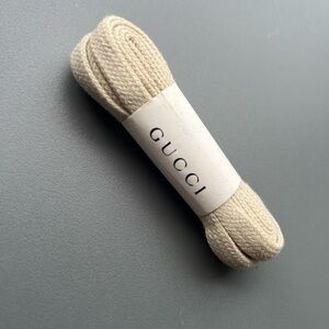 Gucci Cream Shoelaces
